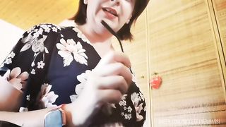 Vaginal endoscopy session - While doing online class in smartworking - 1 hour inside me