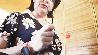 Vaginal endoscopy session - While doing online class in smartworking - 1 hour inside me