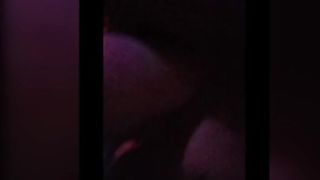 Bruna com Negao no cabare