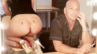 Slutty MILF Jenna Lovely with small soft tits gets her ass gaped by oversized cock and wants her mouth busy