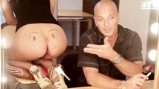 Slutty MILF Jenna Lovely with small soft tits gets her ass gaped by oversized cock and wants her mouth busy