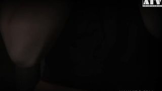 Jasmine Luna Gold a whore with small soft tits and brunette hair takes it in both holes and loves anal