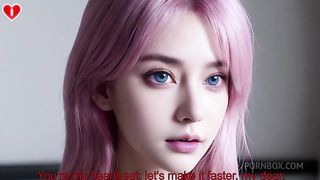 Pink Hair Waifu Model Want Her HUGE ASS To Be Fucked POV - Uncensored Hentai Joi, With Auto Sounds, AI [SUB’S VIDEO]