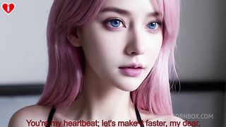 Pink Hair Waifu Model Want Her HUGE ASS To Be Fucked POV - Uncensored Hentai Joi, With Auto Sounds, AI [SUB’S VIDEO]