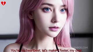 Pink Hair Waifu Model Want Her HUGE ASS To Be Fucked POV - Uncensored Hentai Joi, With Auto Sounds, AI [PREMIUM VIDEO]