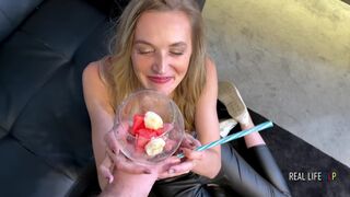 RLP 103: MISS VICTORIA BENZ - FIRST PISS DRINKING.