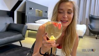 RLP 103: MISS VICTORIA BENZ - FIRST PISS DRINKING.