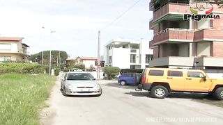 A morbid story with the hot Angela Gritti facing a very exciting sexual anal audition filmed up close