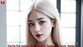 [Ep.1] 21YO Platinum Blonde Waifu STEP SIS Got HUGE TITS + Fuck Her At Her Place To Be Fucked POV - Uncensored Hentai Joi, With Auto Sounds, AI [16min Video + 70 Images (50 Naked)]