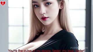 [Ep.1] 21YO Platinum Blonde Waifu STEP SIS Got HUGE TITS + Fuck Her At Her Place To Be Fucked POV - Uncensored Hentai Joi, With Auto Sounds, AI [16min Video + 70 Images (50 Naked)]