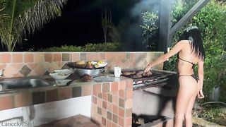 Miley kitty Colombian beauty gets big cock Anal fucked hard