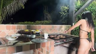 Miley kitty Colombian beauty gets big cock Anal fucked hard