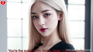 [Ep.1] 21YO Platinum Blonde Waifu STEP SIS Got HUGE TITS + Fuck Her At Her Place To Be Fucked POV - Uncensored Hentai Joi, With Auto Sounds, AI [SUB’S VIDEO]