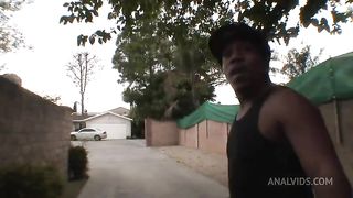Hot blonde fuck black man