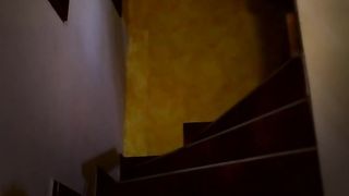 Roberta Gemma a whore with a hairy pussy and two provocative tits gets fucked in the ass outside