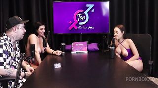 O REI DO DOGGING CHUPOU DUAS GOSTOSAS PELADAS, E DEPOIS RECEBEU UM BOQUETE DA MORENA SAFADA - ALICE VASCONCELOS (SHEER/RED)