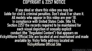 Blonde Vicky Vette Wants You To Masturbate With Her In This Clip!