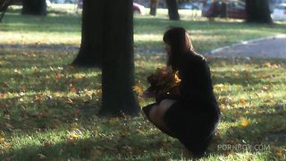 Brunette teen enjoys getting her tight ass humped