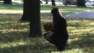 Brunette teen enjoys getting her tight ass humped