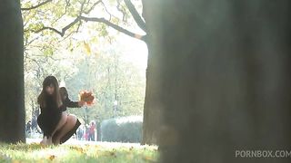 Brunette teen enjoys getting her tight ass humped