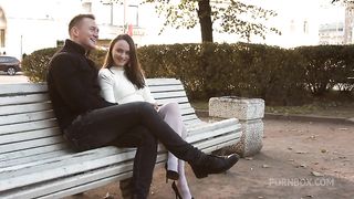 Teen mouth creampie after good anal