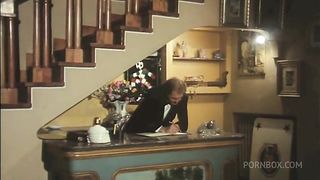 one couple fucks in the room and another in the hotel corridor