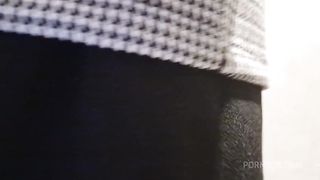Italian stepmother shows her ass in a clothes shop 4K