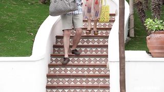 Malena enjoys it with two big cocks