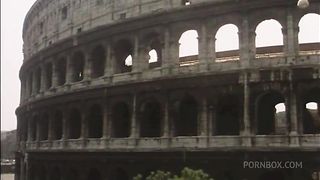 Rocco Siffredi fucks Baby Pozzi in the ass in a vintage scene