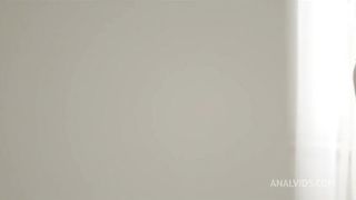 Janny Simon a whore cougar with tattoos and blonde hair gets her ass fucked outdoors