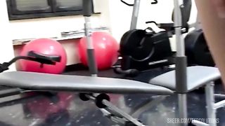 Italian girl with hairy pussy gets fucked in the gym - Sex in Italian families!
