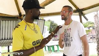 BTS of the scene: (WET) New Top Class Skinny Isabella Angelina get her first BBC and Pee Drinking scene, Pee on Ass, ATM, Swallow, 0%Pussy, 100% Hard.