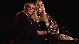 Blonde Whores With Big Boobs Stacey Saran And Cindy Behr In Ffm Threesome