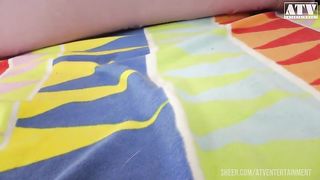 Carol Miller a young whore with small tits and brunette hair gets her ass gaped and wants her mouth filled