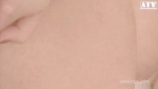 Violette a whore fresh pussy with big perky tits and blonde hair gets ass fucked and mouth filled