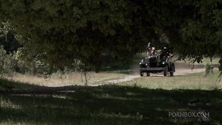 Bobbi Starr, Dylan Ryder, Julia Ann And Natasha Marley Outdoor Orgy