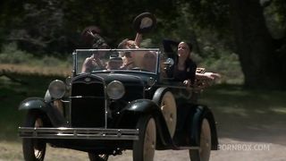 Bobbi Starr, Dylan Ryder, Julia Ann And Natasha Marley Outdoor Orgy