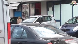 Chiara is from Florence and agrees to anally cheat on her boyfriend with her stranger offering her his big cock