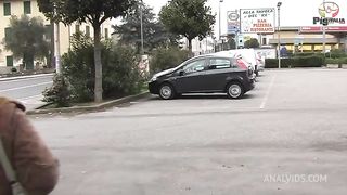 Chiara is from Florence and agrees to anally cheat on her boyfriend with her stranger offering her his big cock