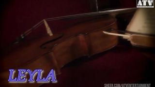 Leyla Black a naughty cougar with pussy hair and blonde hair gets her ass fucked and mouth filled