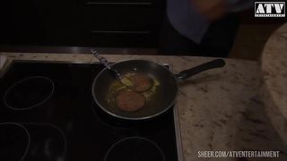 Interracial sex with Linda Sweet a barely 18 year old slut with small breasts and red hair gets her ass gaped