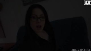 Great gangbang sex with slutty brunette cougar Luna Oara gets both holes filled by BBC and cums in her ass