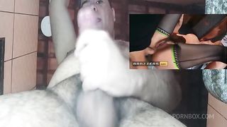 Cumshot - Abella Danger Threesome (React) (Video I Watched To Record This)