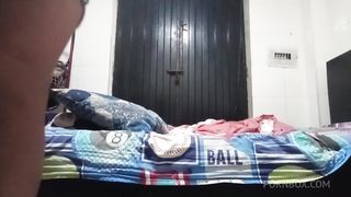 the mommy of my young neighbor is at store so i when to his home for fucking him