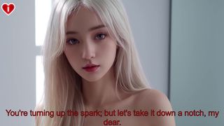 21YO Blonde Asian Step Sis Got HUGE BOOBS & You Fuck Her BIG ASS in The Bathroom POV - Uncensored Hyper-Realistic Hentai Joi, With Auto Sounds, AI [FULL VIDEO + IMAGES]