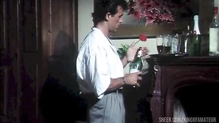 He lends his slutty girlfriend to his friends who fuck and fuck her in the ass