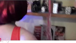 Hot teacher seducing student. Beautiful and busty, this blonde of any student's dreams hit on the big boy who couldn't resist her charm.