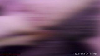 Stacy Bloom anal solo with Mr. Hankeys huge toy.