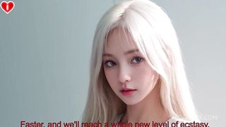 21YO Blonde Asian Step Sis Got HUGE BOOBS & You Fuck Her BIG ASS in The Bathroom POV - Uncensored Hyper-Realistic Hentai Joi, With Auto Sounds, AI [SUB’S VIDEO]