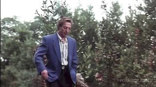 FUCKS IN THE GARDEN WITH HIS FRIEND WHILE SISTER WATCHES THEM FROM THE WINDOW